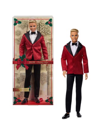 Barbie Signature 2026 Holiday Blonde Ken Collectible Fashion Doll