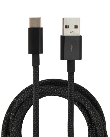 Anko USB-A to USB-C Cable - 1m - Black