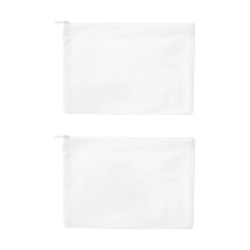 2 Pack Craft Polyester Zip Pouch - Anko