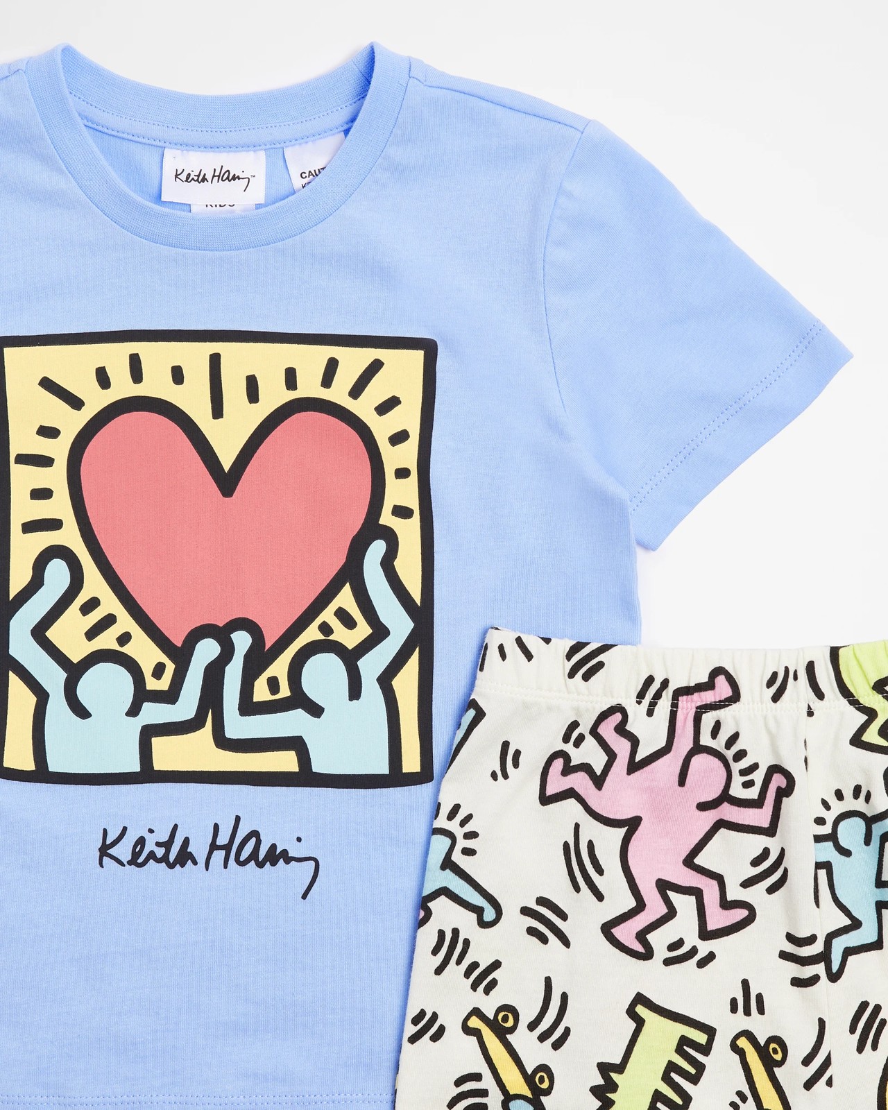 Family Matching Keith Haring Junior Kids Unisex Cotton Pyjama Set ...