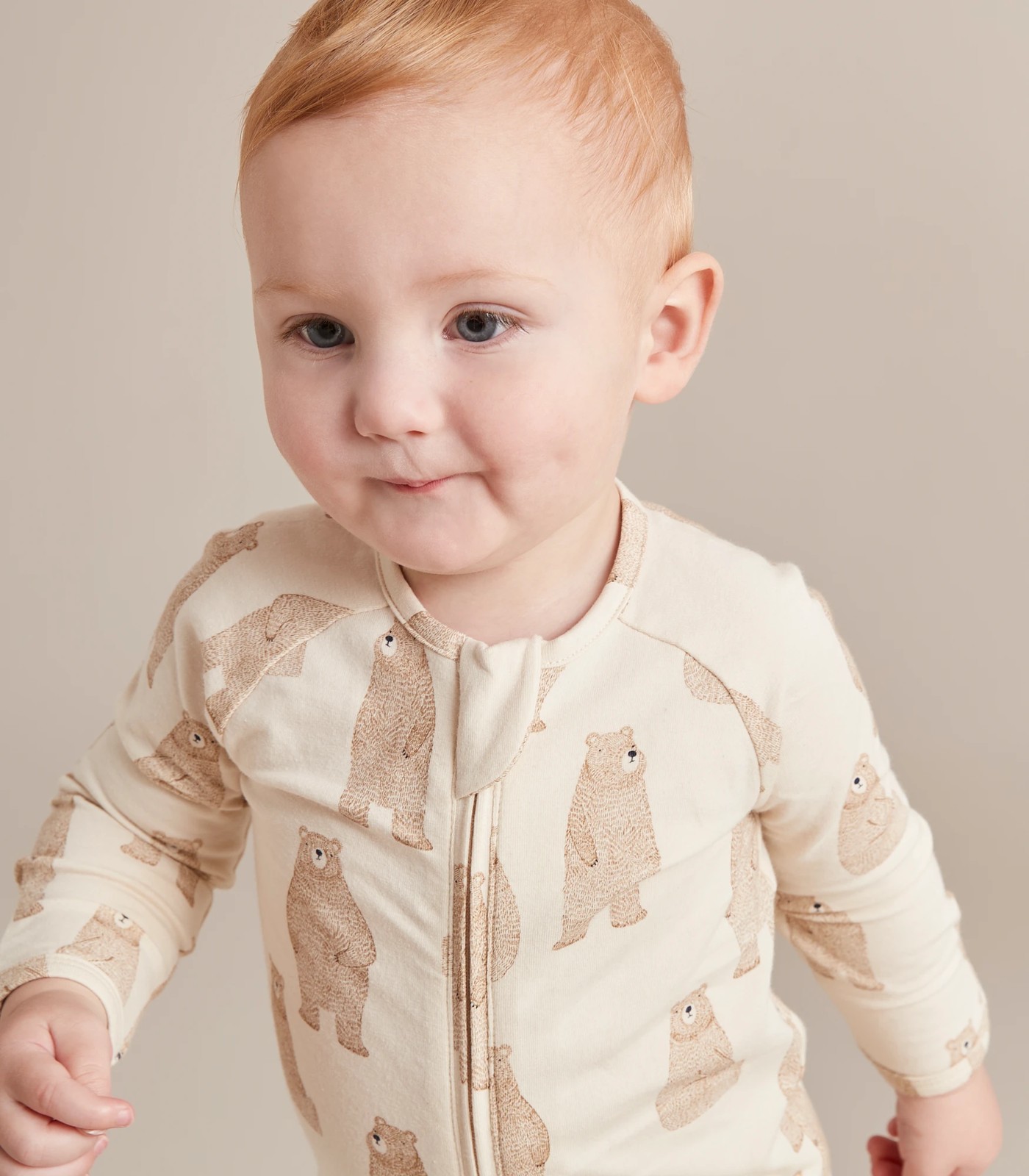 Baby Organic Cotton Print Zip Coverall 4 of 6