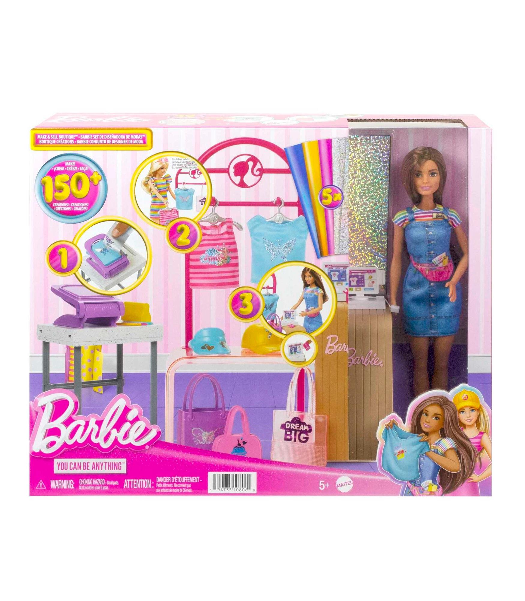 Barbie Make & Sell Boutique Playset | Target Australia