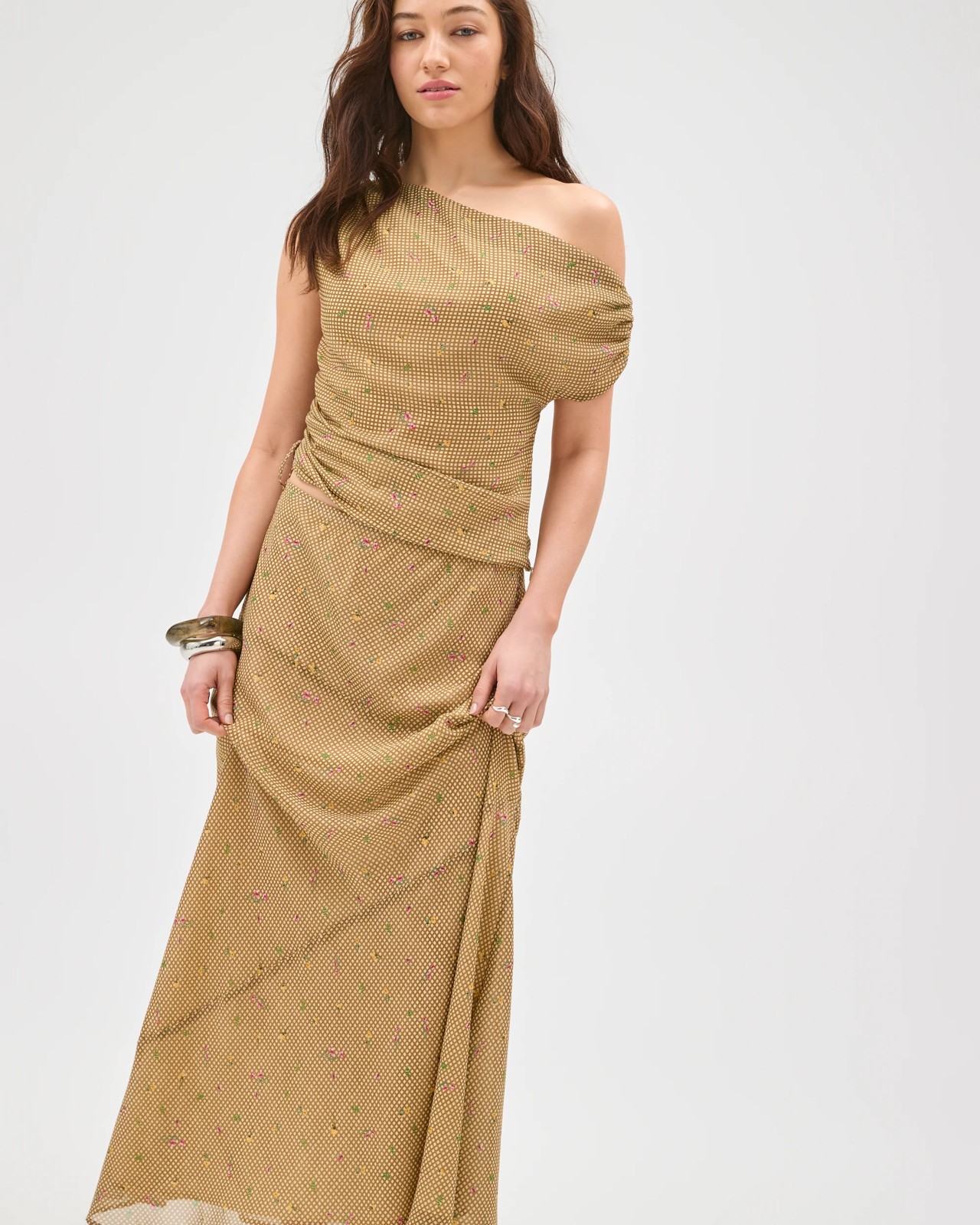 Lily Loves Georgette Maxi Skirt 3 of 5