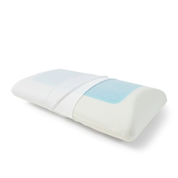 Anko Superior Cooling Gel Top Memory Foam Pillow, High Profile, White