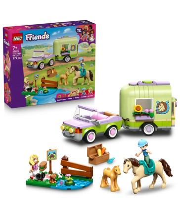 LEGO® Friends Horse & Baby Foal Trailer 42695