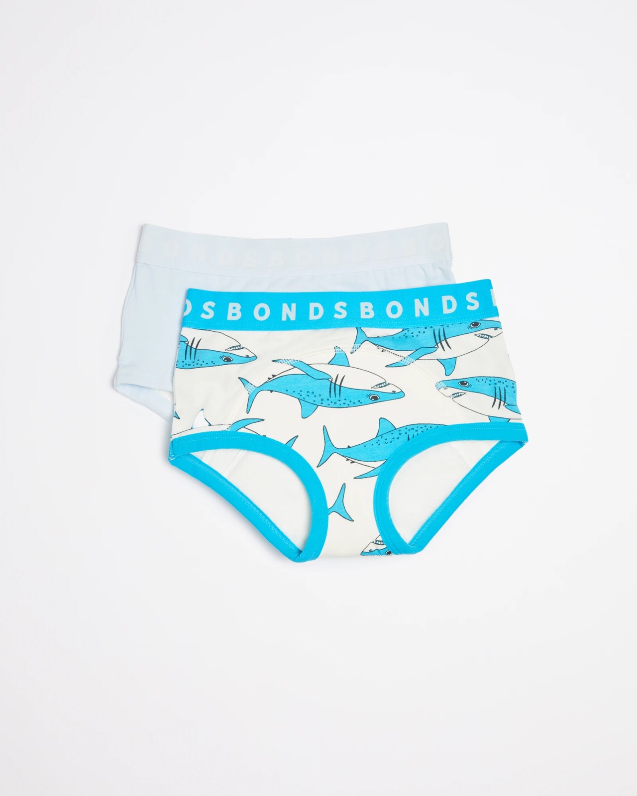 Bonds Whoopsies Toilet Training Undies 2 Pack In O3J Sharks/Blue