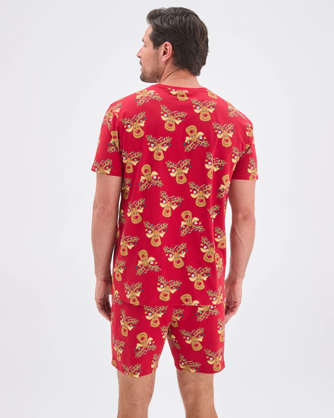 Family Matching Christmas Australian Cotton Mens Pyjama Set - Reindeer 5 of 6
