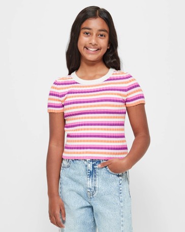 Short Sleeve Knit T-shirt