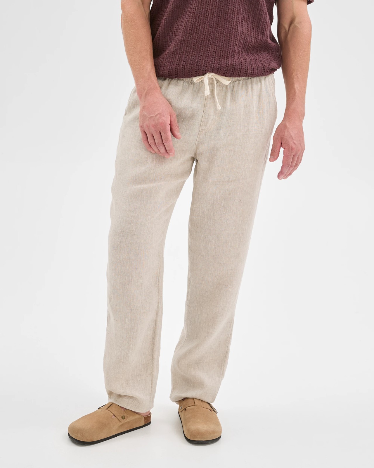 European Linen Full Length Pants 3 of 6
