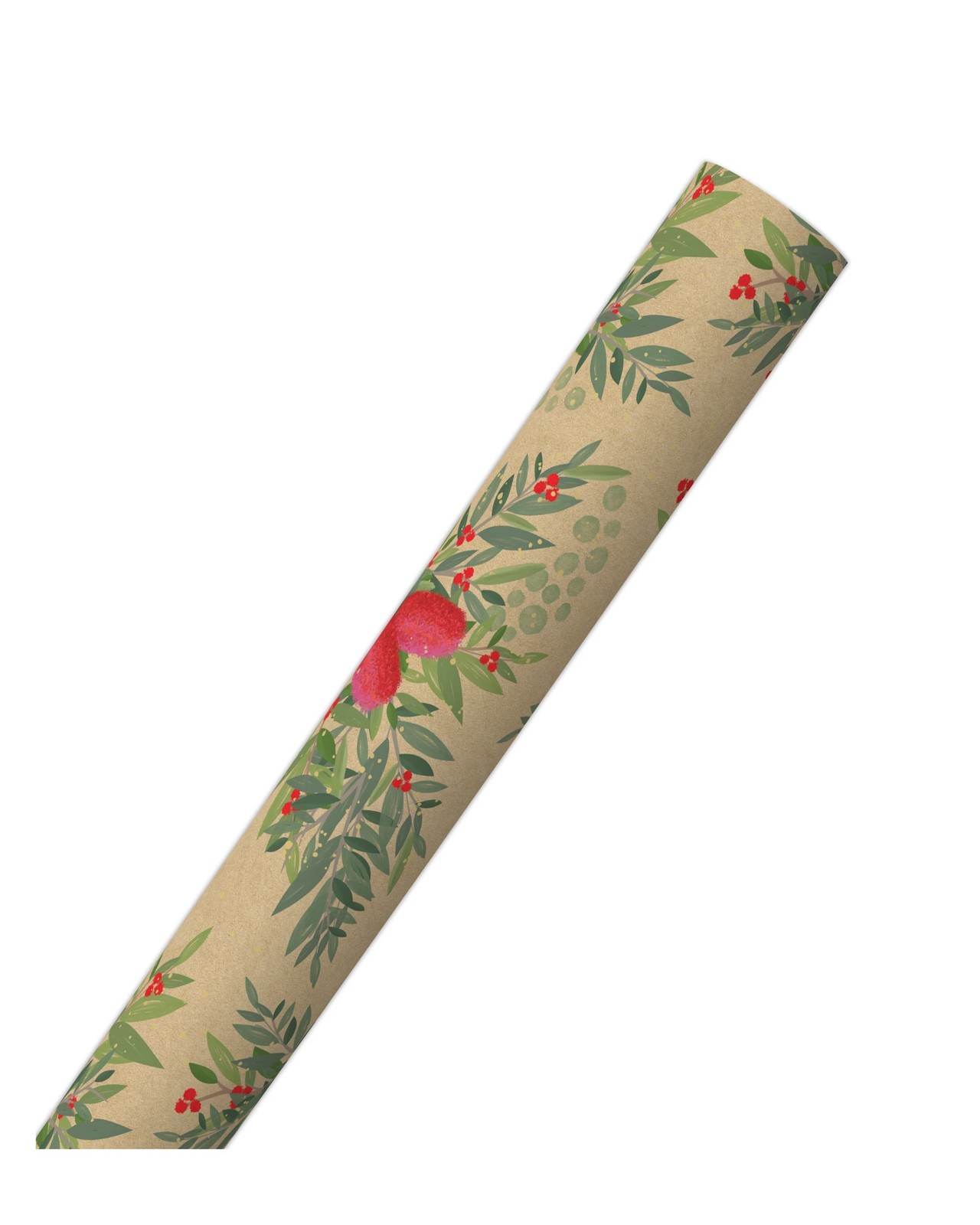 Hallmark Christmas Wrapping Paper - Native Australian Callistemon 3 of 3