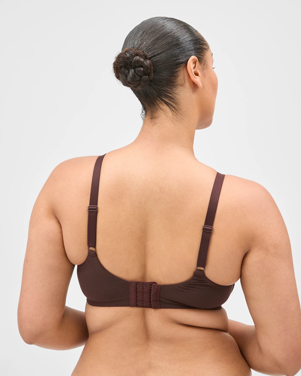 Plus Size Fuller Cup Wirefree T-Shirt Bra  - Dark Oak 3 of 3