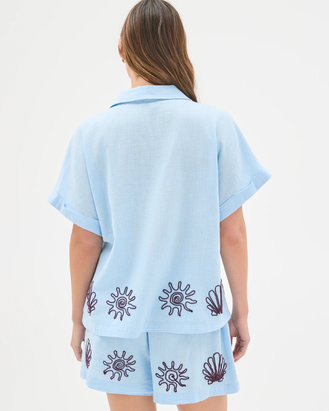 Resort Short Sleeve Cord Detail Shirt 6 of 6