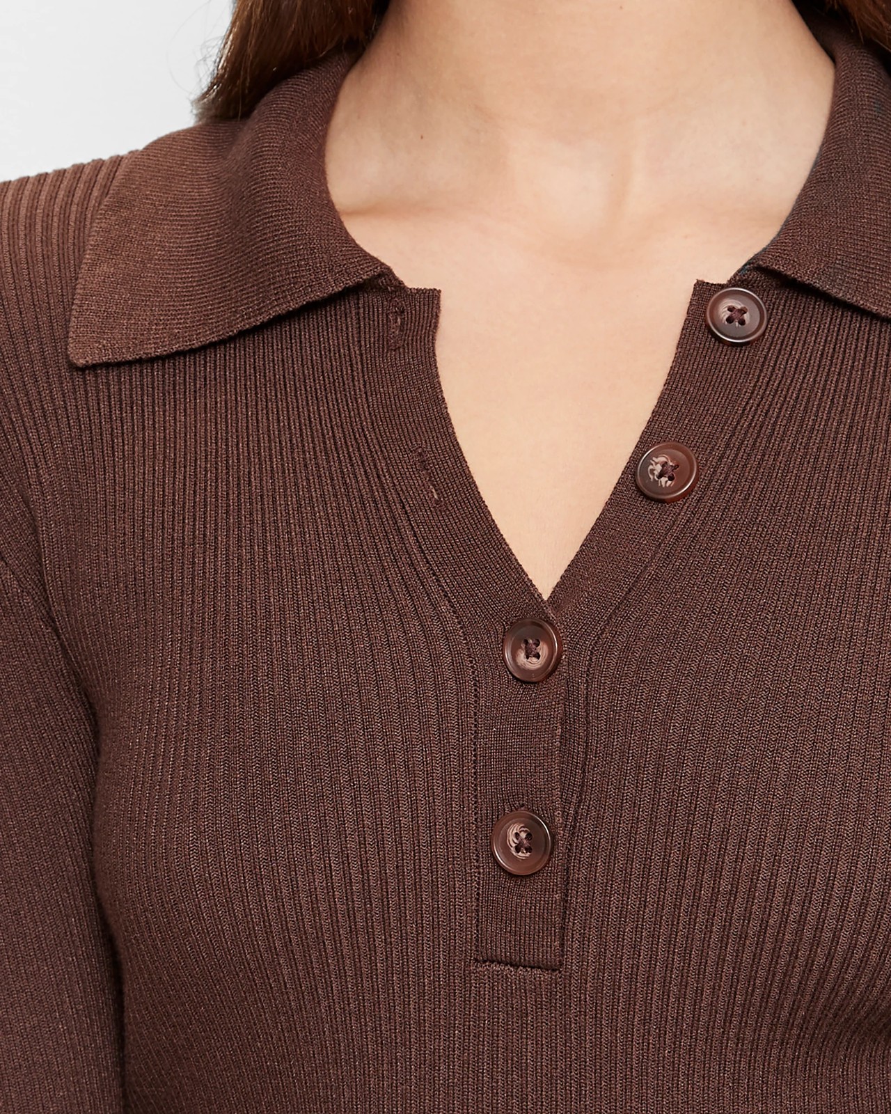 Long Sleeve Knit Polo Top - Lily Loves 5 of 5