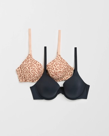 2 Pack Perfect Underwire T-Shirt Bra