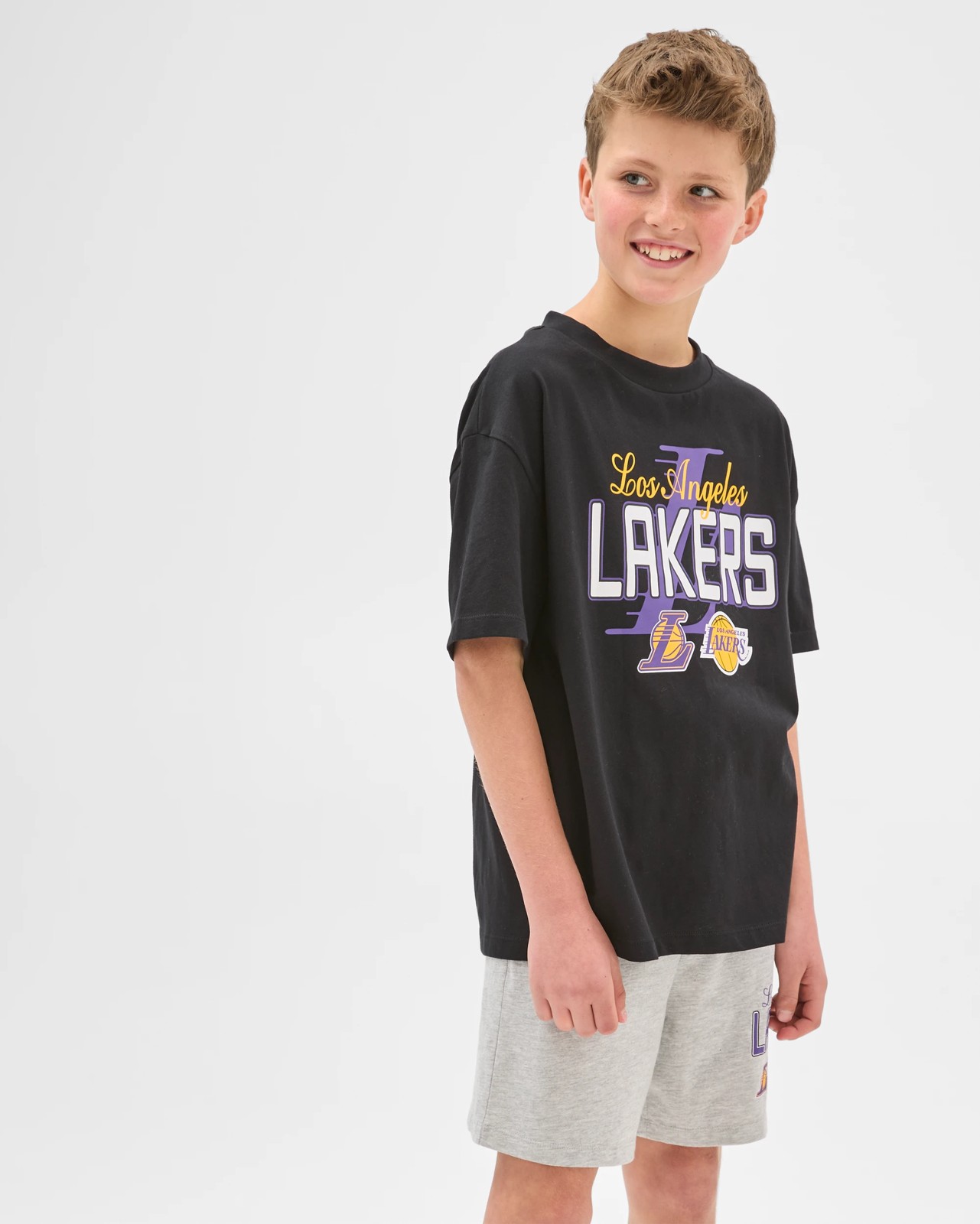 License NBA Australian Cotton Older Boys Oversized Knit Pyjama Set 2 of 5