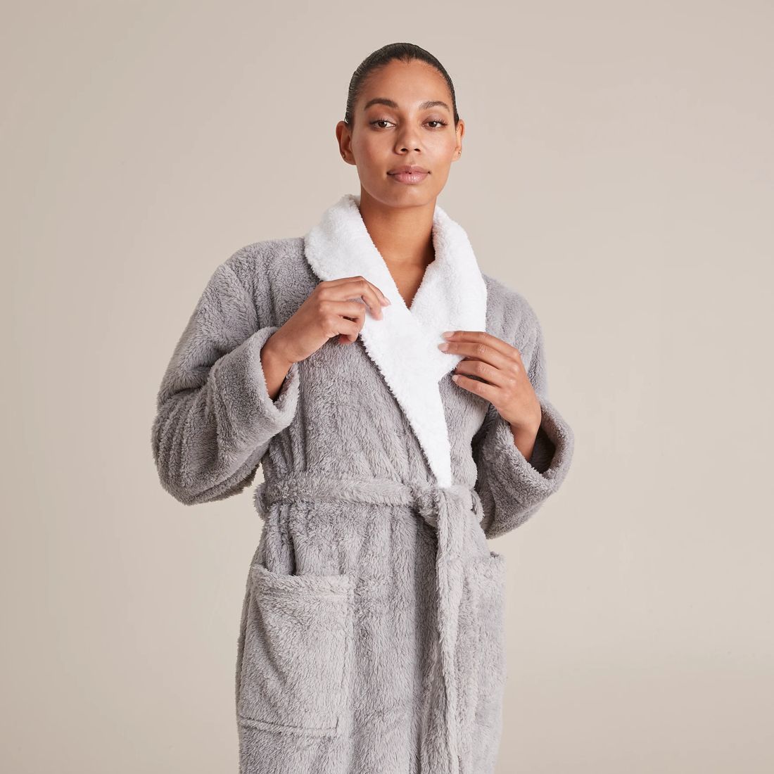 Sleep Sherpa Dressing Gown Target Australia