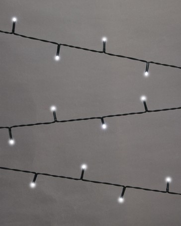 Anko Solar Powered 200 LED White String Lights