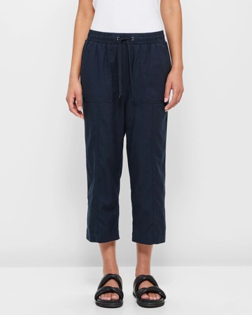 Slub Seam Detail 3/4 Jogger Pants