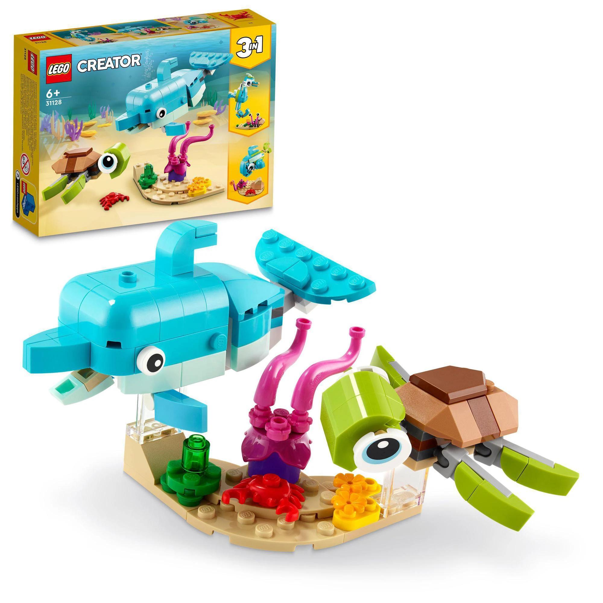 LEGO Creator 3in1 Dolphin and Turtle 31128 Target Australia