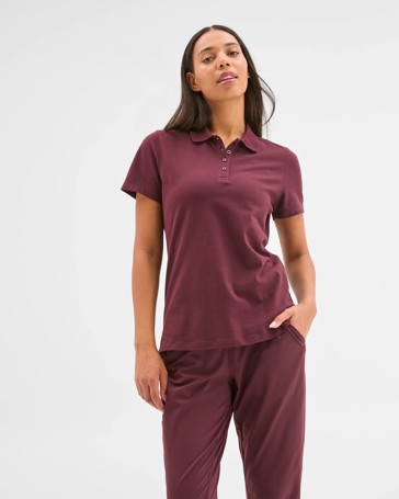 Active Australian Cotton Polo T-Shirt