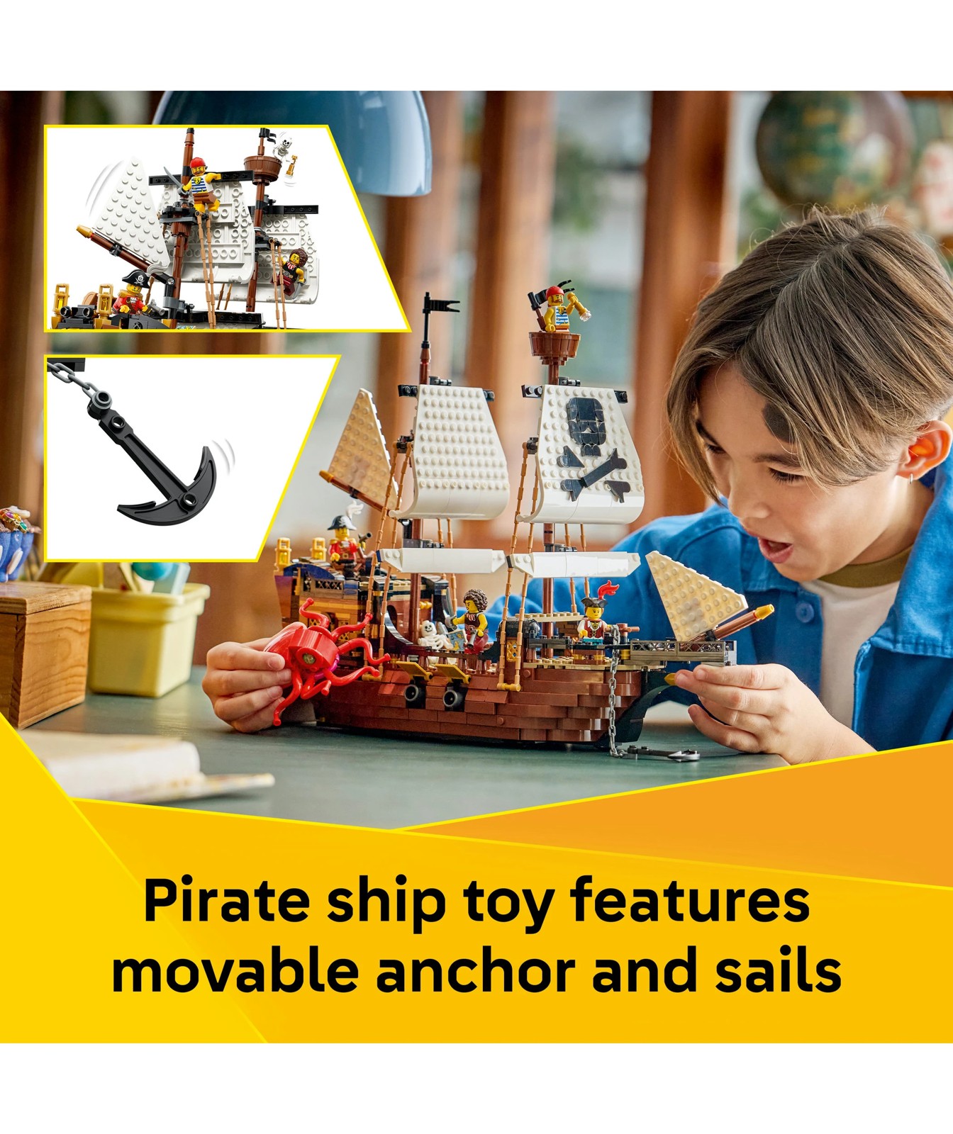 LEGO® Creator 3 in 1 Iconic Pirate Ship 31387 4 of 5