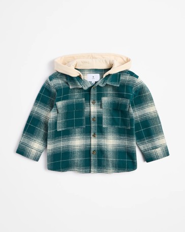 Flannelette Long Sleeve Shacket