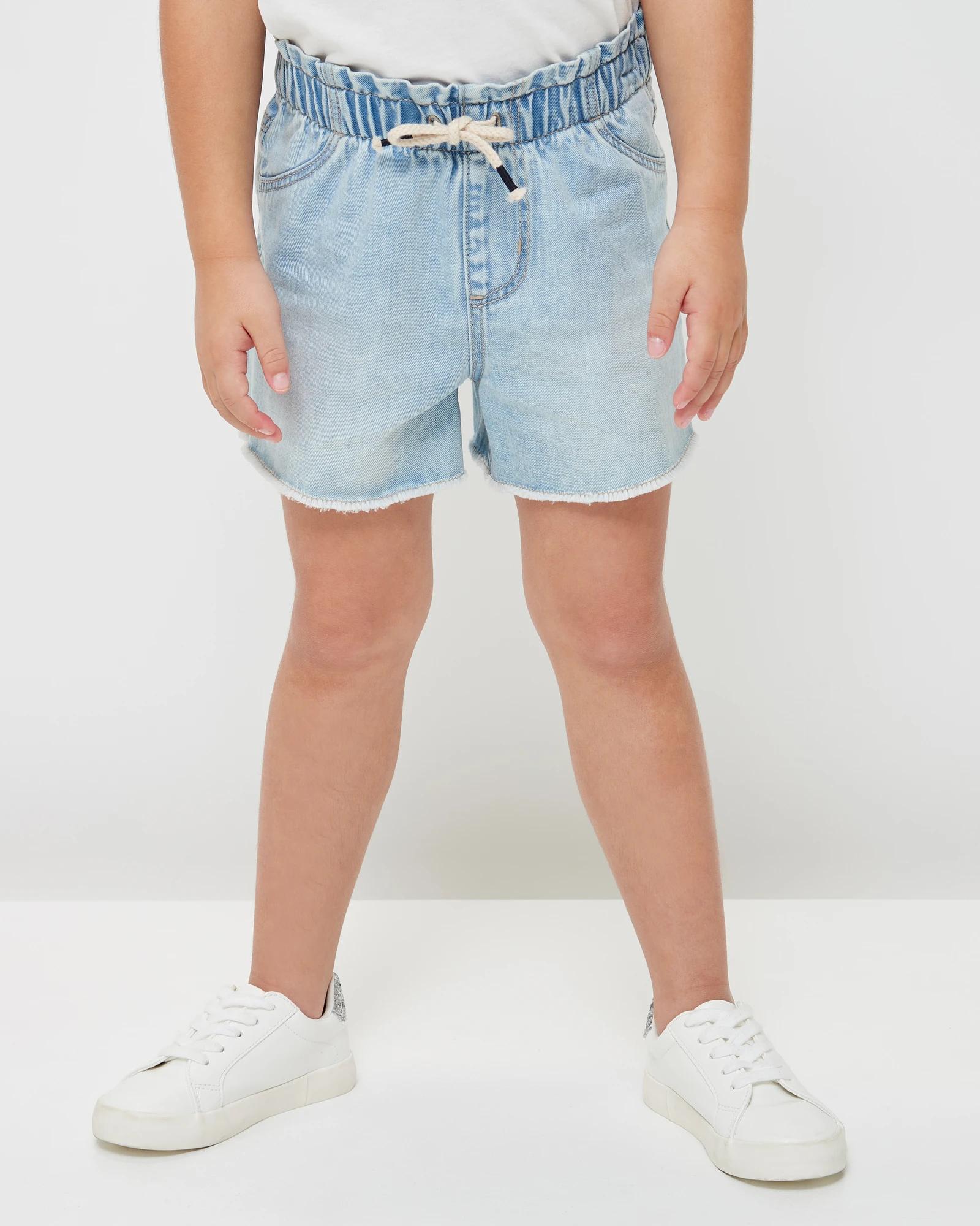 Pull on denim on sale shorts