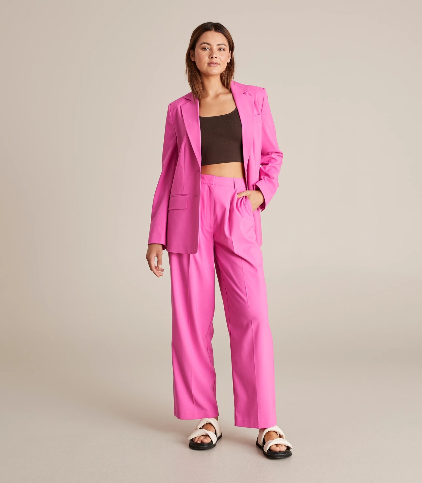 Target on sale pink blazer