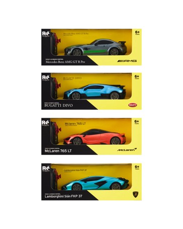 1:24 Official License Remote Control Car - Assorted