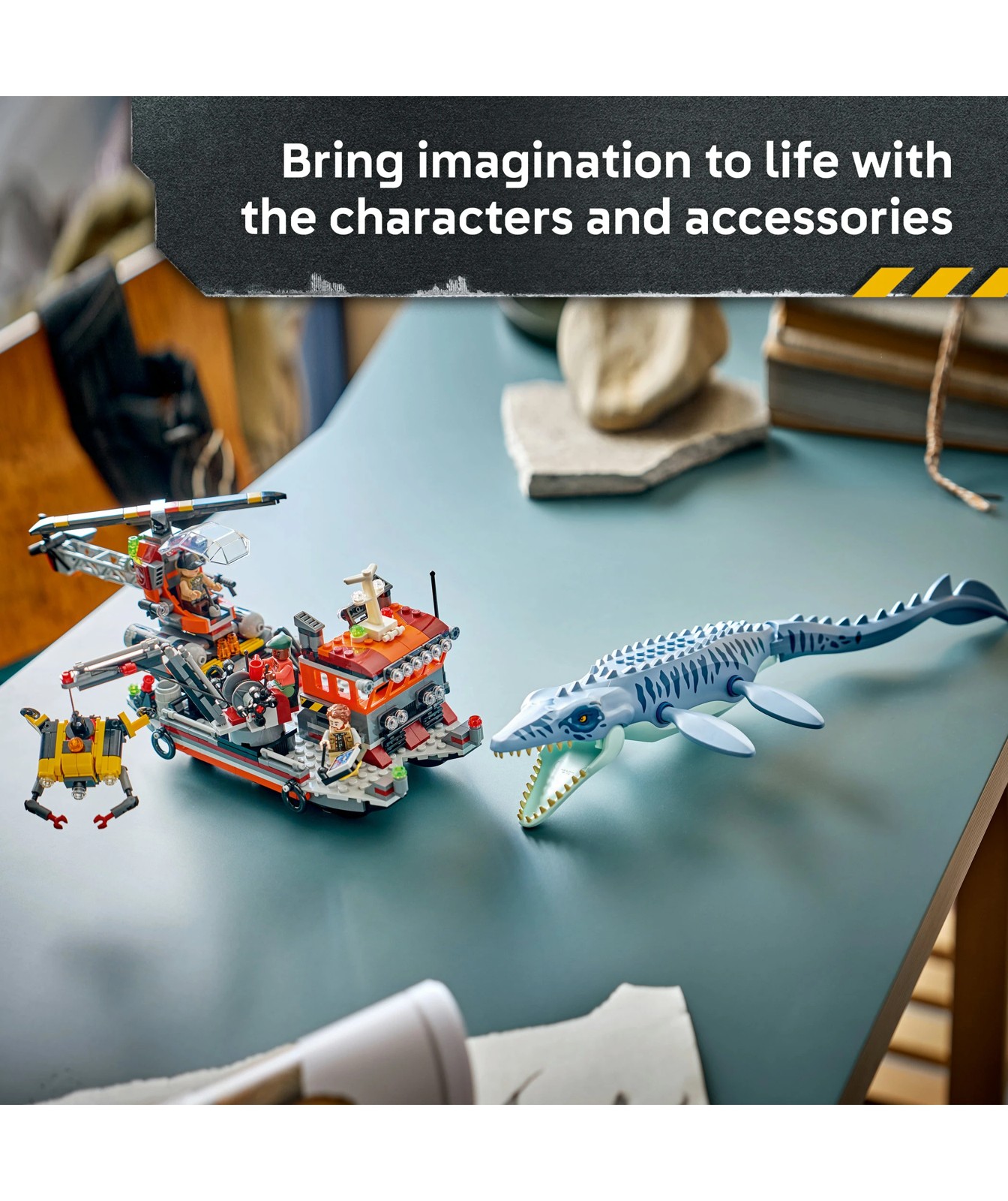LEGO® Jurassic World Mosasaurus Dinosaur Boat Attack 77983 4 of 5