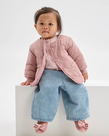 Baby Long Sleeve Embroidered Jacket