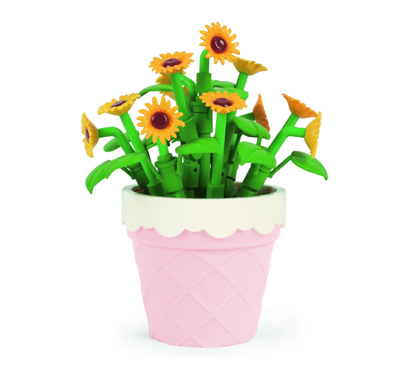 Mini Blocks Flower Series: Flower Pot - Assorted 3 of 4