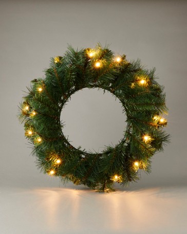 Anko Light Up Green Wreath