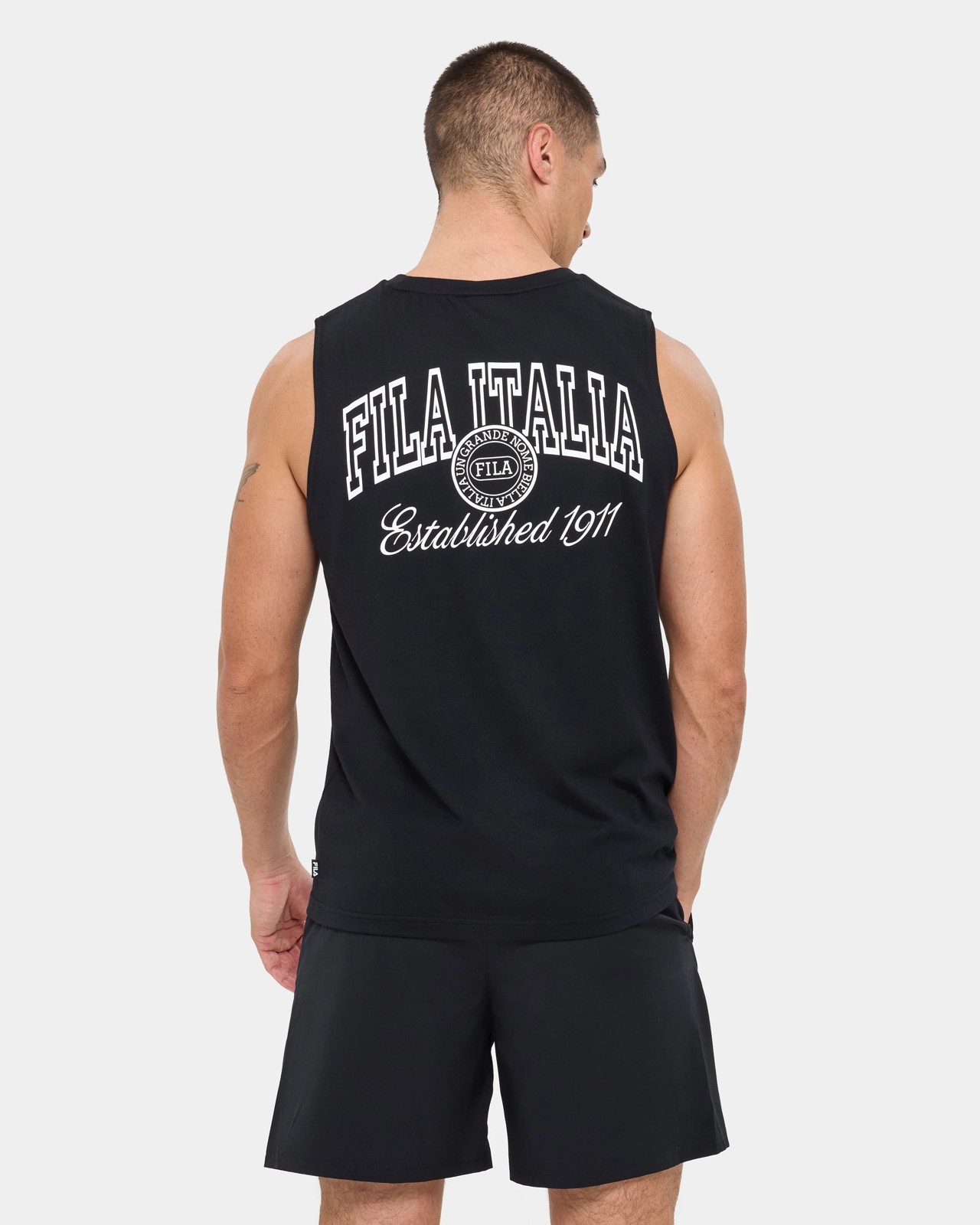 Fila Piero Graphic Tank Top - Piero Black 4 of 5