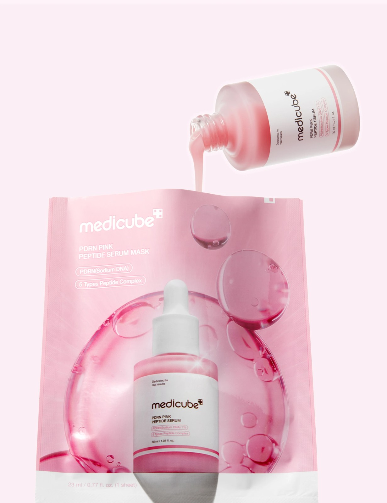 Medicube PDRN Pink Peptide Serum Mask 23ml 4 of 4