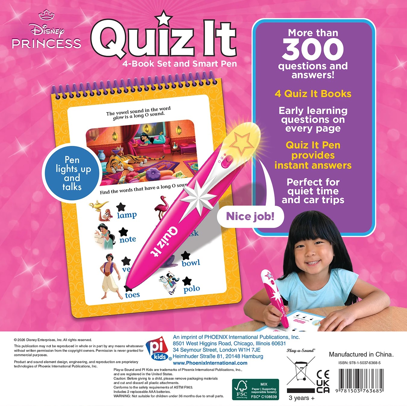Disney Princess: Quiz it 4-Book Set and Smart Pen 2 of 6