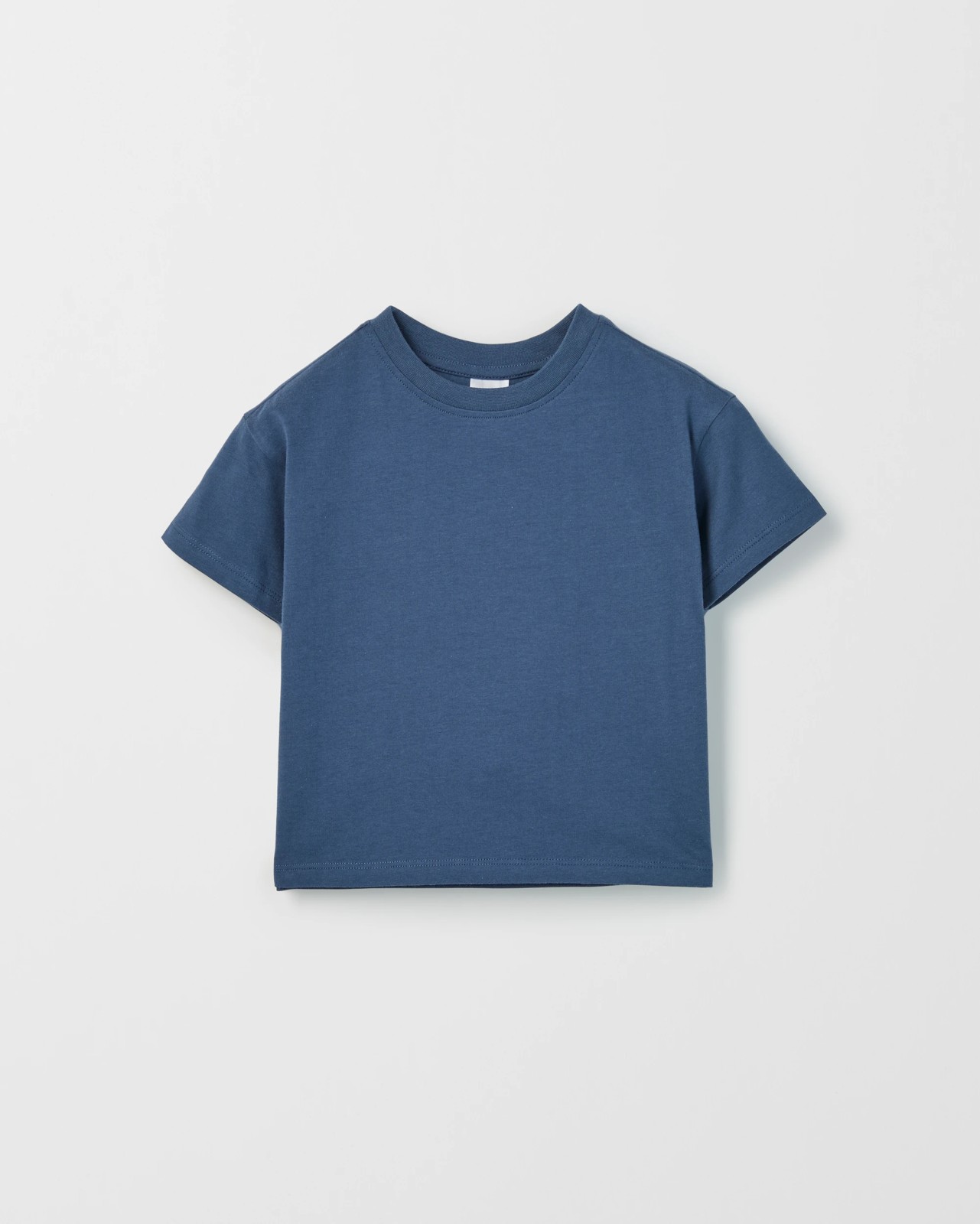 Baby Organic Cotton 3 Pack Relaxed T-Shirts - Navy Stripe/White 4 of 5