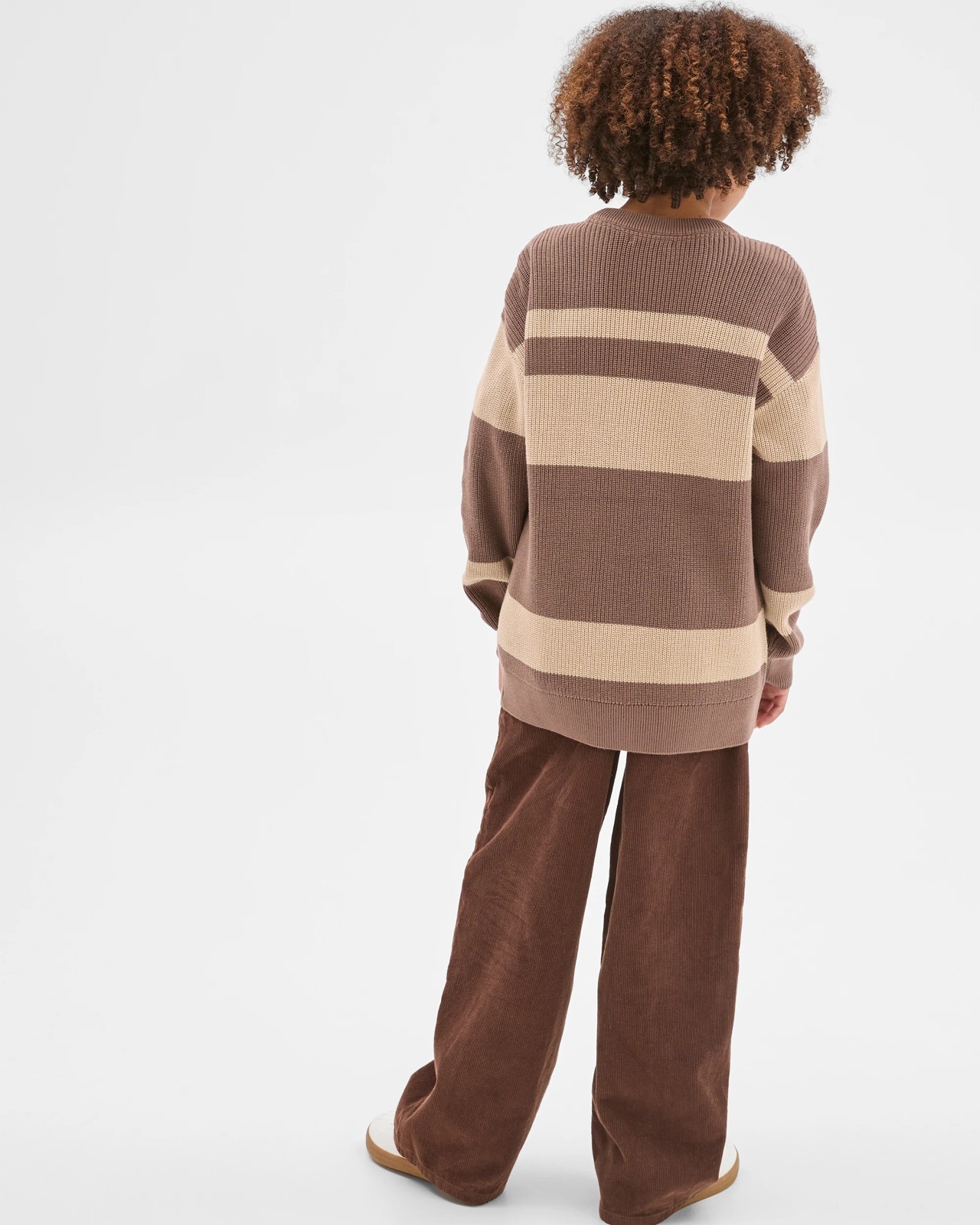 Australian Cotton Crew Neck Striped Sweater 4 of 6