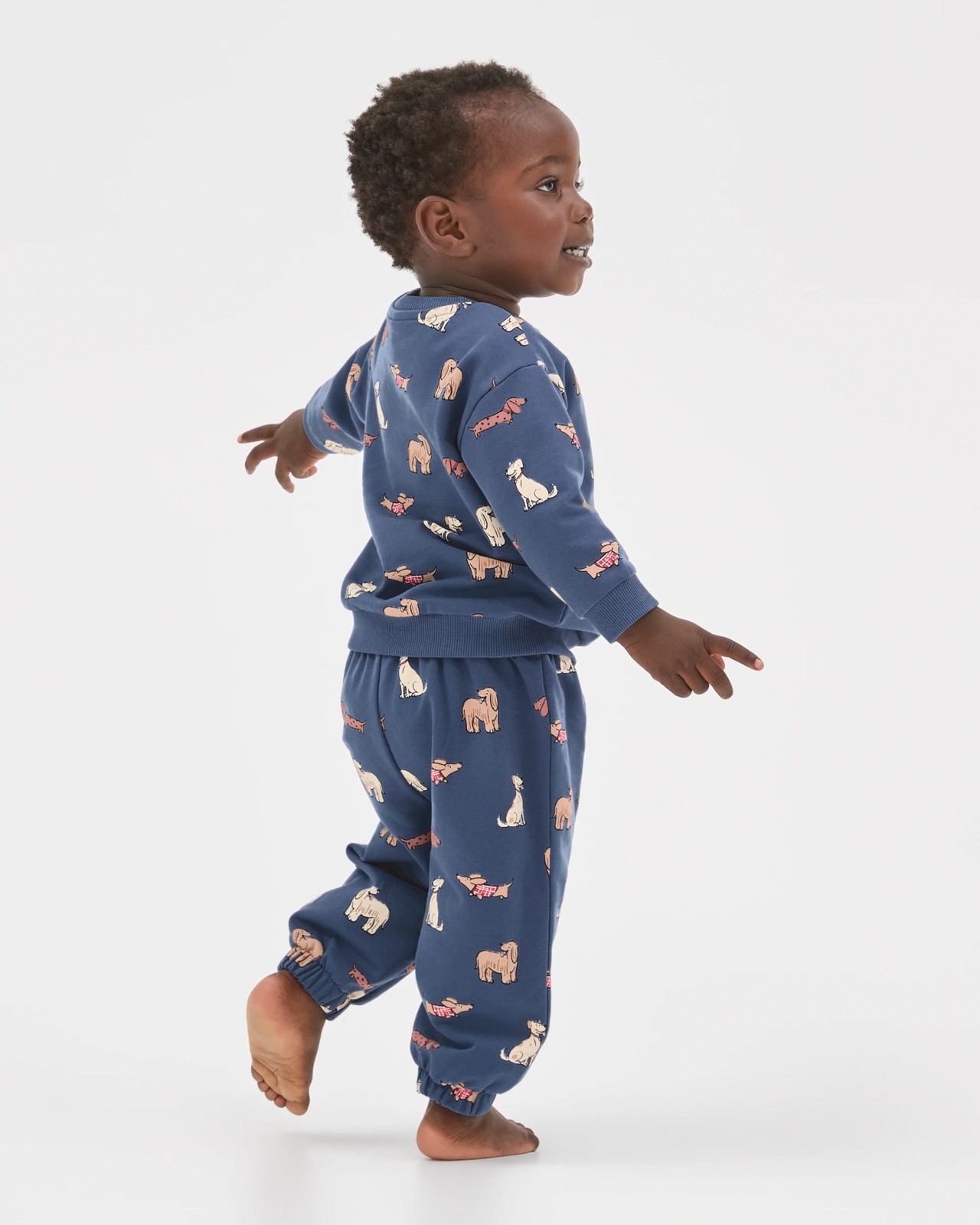 Baby Organic Cotton Fleece Sweat Top & Pants Set  2 of 6