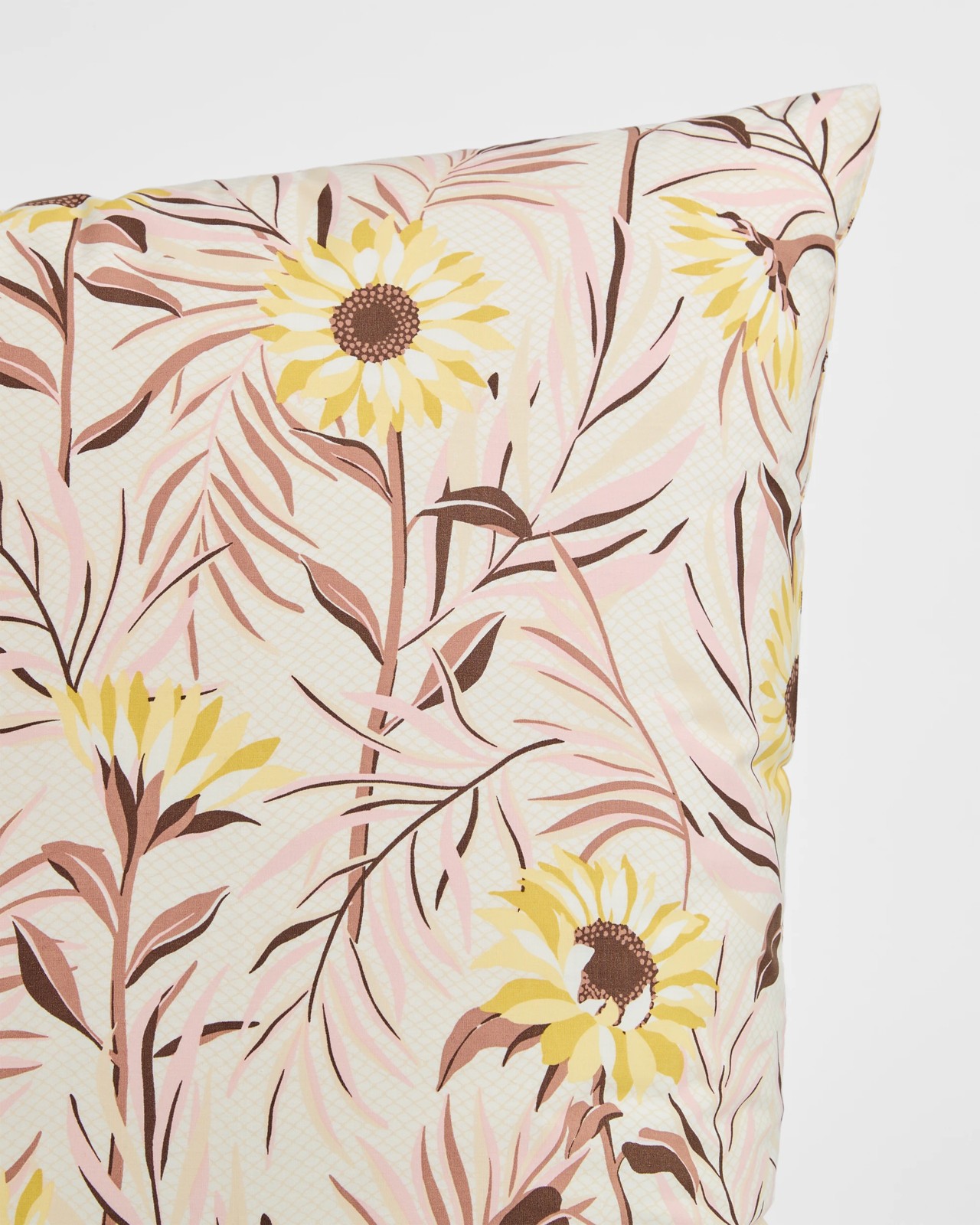 Maxie Sunflower Australian Cotton European Pillowcase - Sunlight 2 of 5
