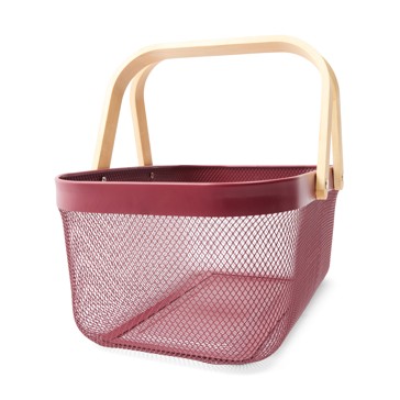 Mesh Basket, Large, Red - Anko