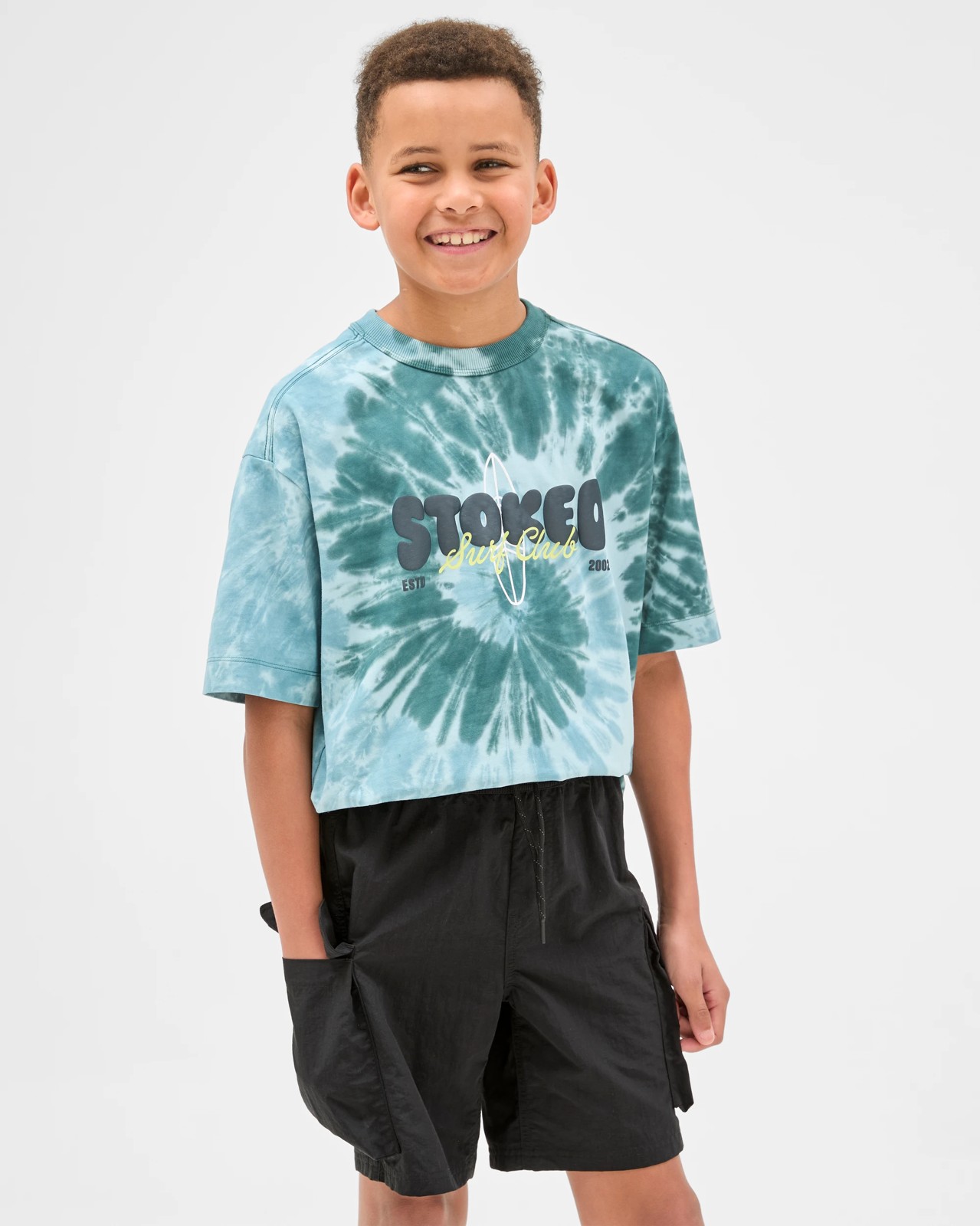 Knee Length Cargo Shorts - Black 5 of 5