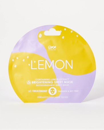 OXX Skincare Lemon Brightening Sheet Mask - Lemon