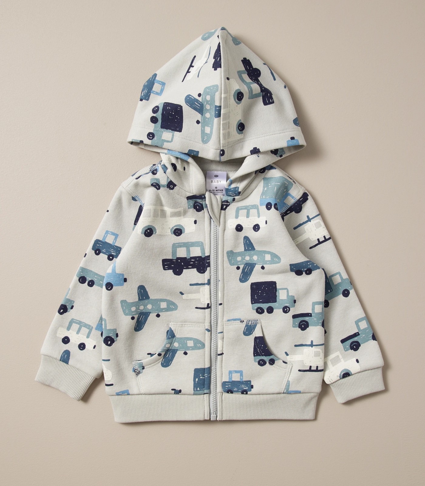 Baby Vehicle Zip Hoodie 3 of 6