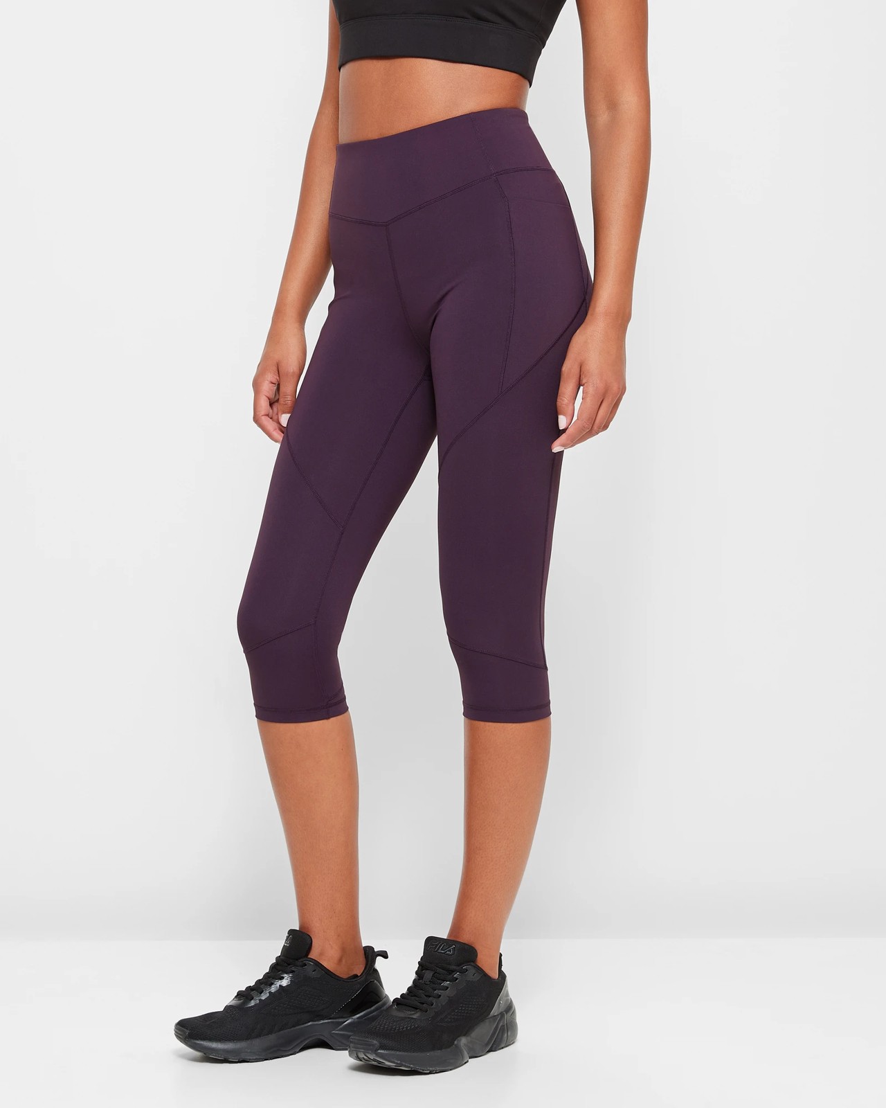 Active Infinity Sculpt High Rise Crop Length Tights | Target Australia