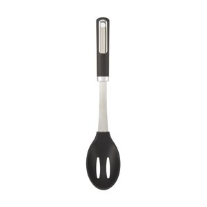 Silicone and Stainless Steel Slotted Spoon with Soft Touch Handle - Anko product image