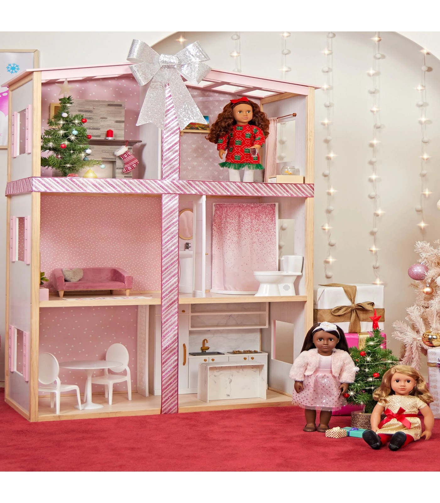 Our Generation Lovely Living Room Set Dollhouse Furniture for 18 inch Dolls Target Australia