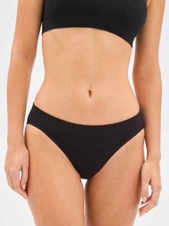 Womens Bamboo Rib Bikini Briefs