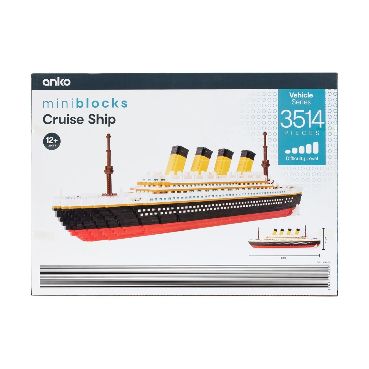 3514 Piece Mini Blocks Vehicle Series: Cruise Ship 3 of 4