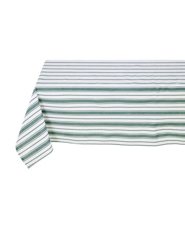 Anko Green Stripe Tablecloth
